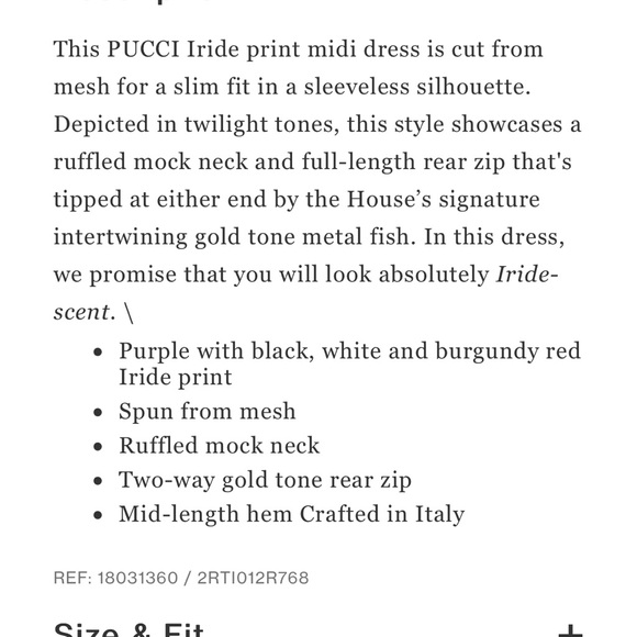 Emilio Pucci Dress. Worn Once. 850$ or best offer. - Picture 7 of 7